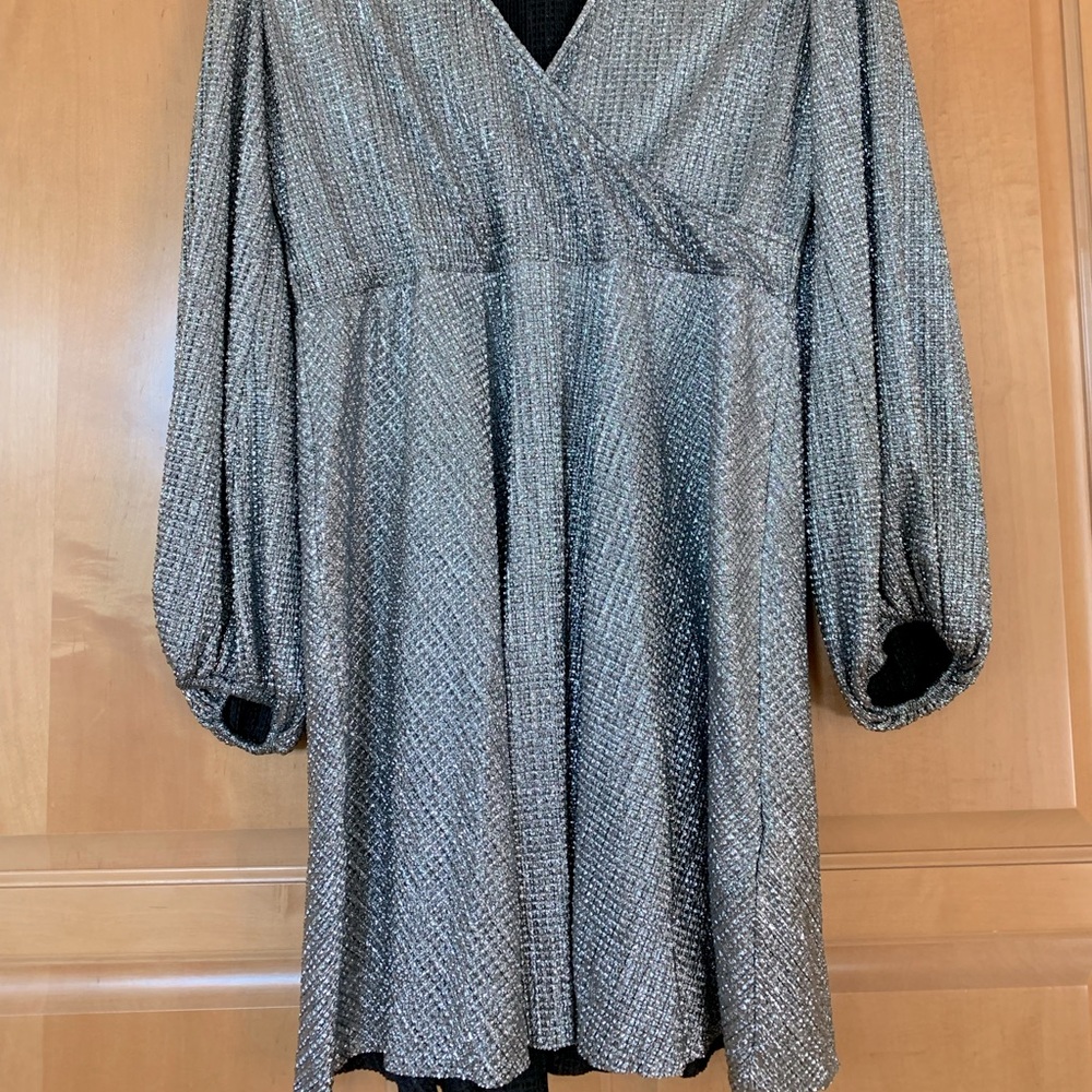 Silver sparkle dress